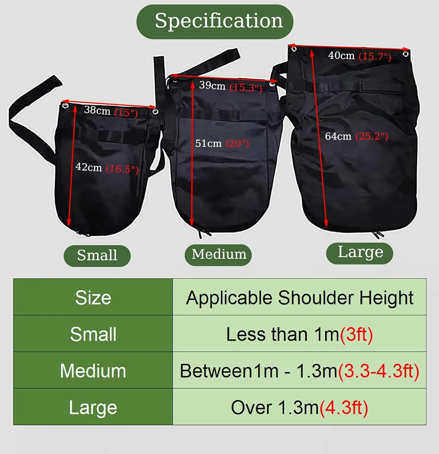 1/2/ 3/4/ 5 PCS Equine Diaper Manure Catcher Bag, Washable Pony Diaper Bag with PU Inner Lining, Portable Horse Muck Collection Bag with Attachment(4PCS,Small)
