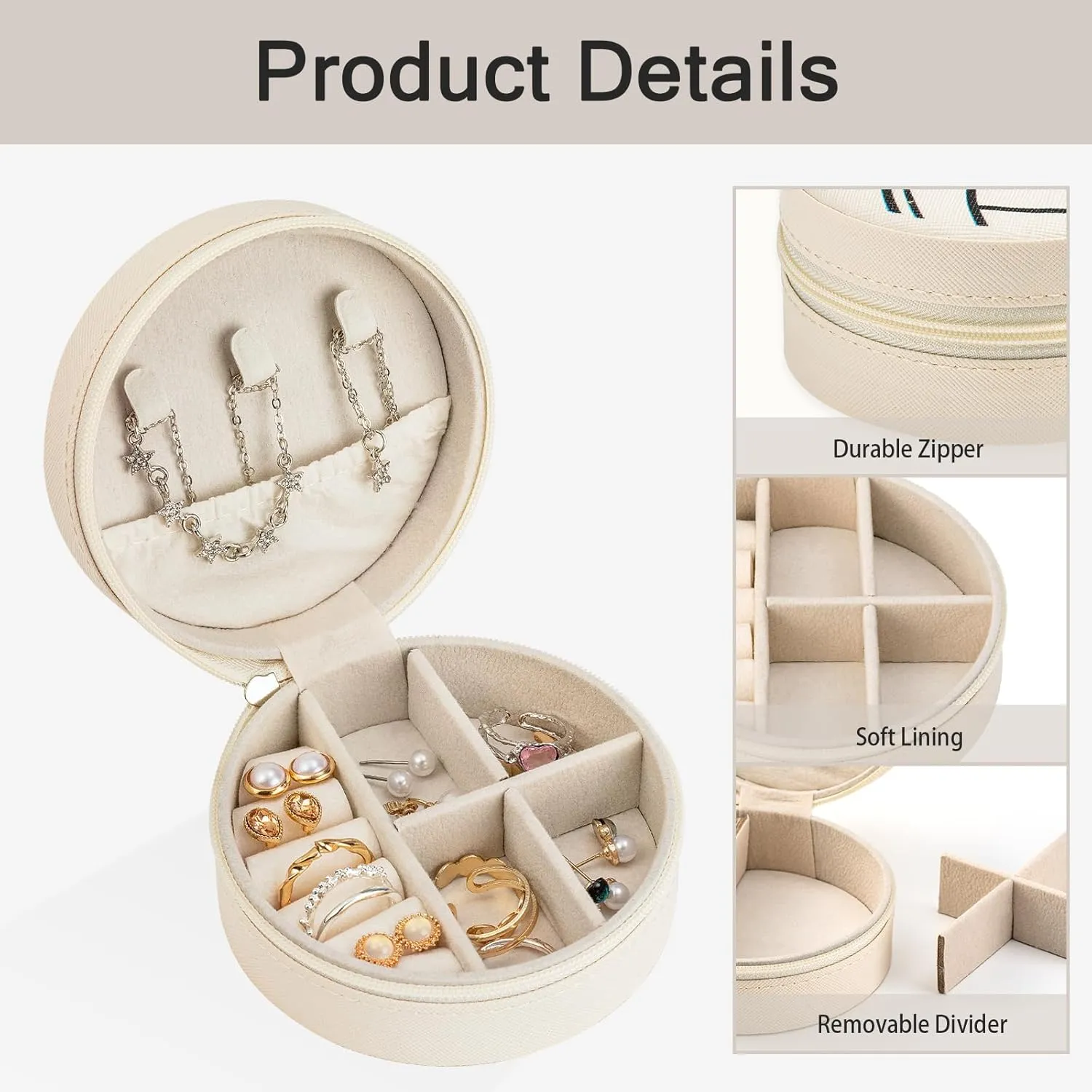 12-Pack Volleyball Mini Travel Jewelry Case Round Volleyball Stuff Portable Jewelry Organizer Storage Case for Christmas Sports Team Club Lovers Birthday Goodie Favors Gifts (Volleyball)