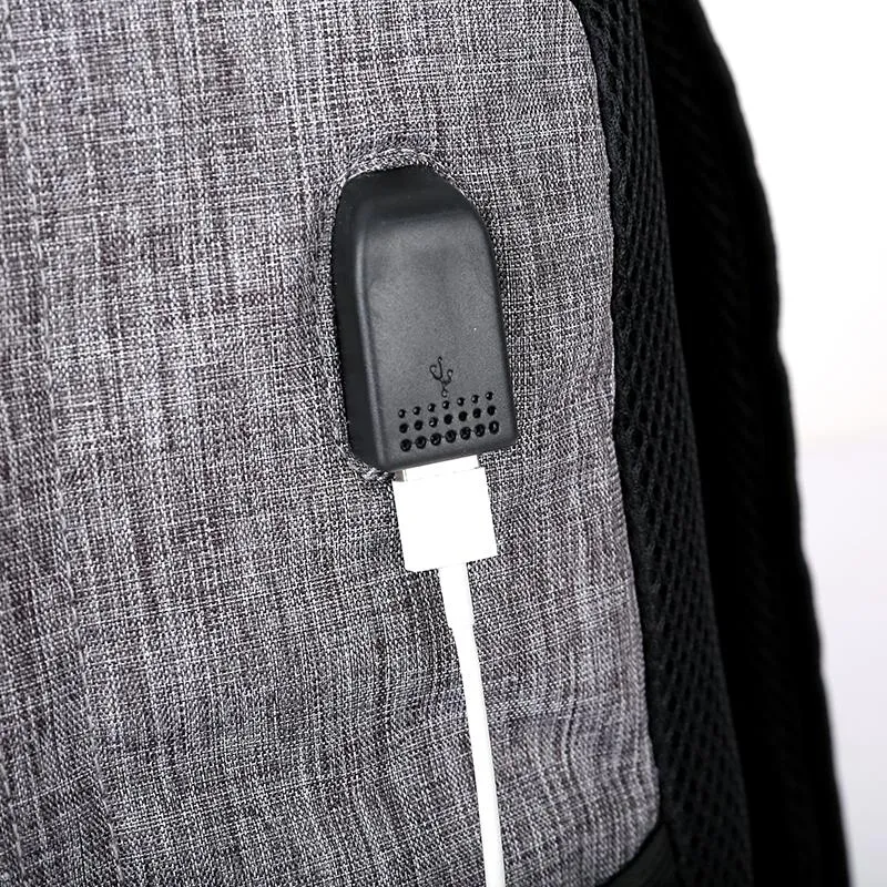 15 inches Laptop Anti-theft Backpack USB Charger