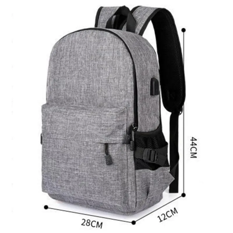 15 inches Laptop Anti-theft Backpack USB Charger