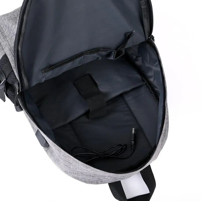 15 inches Laptop Anti-theft Backpack USB Charger