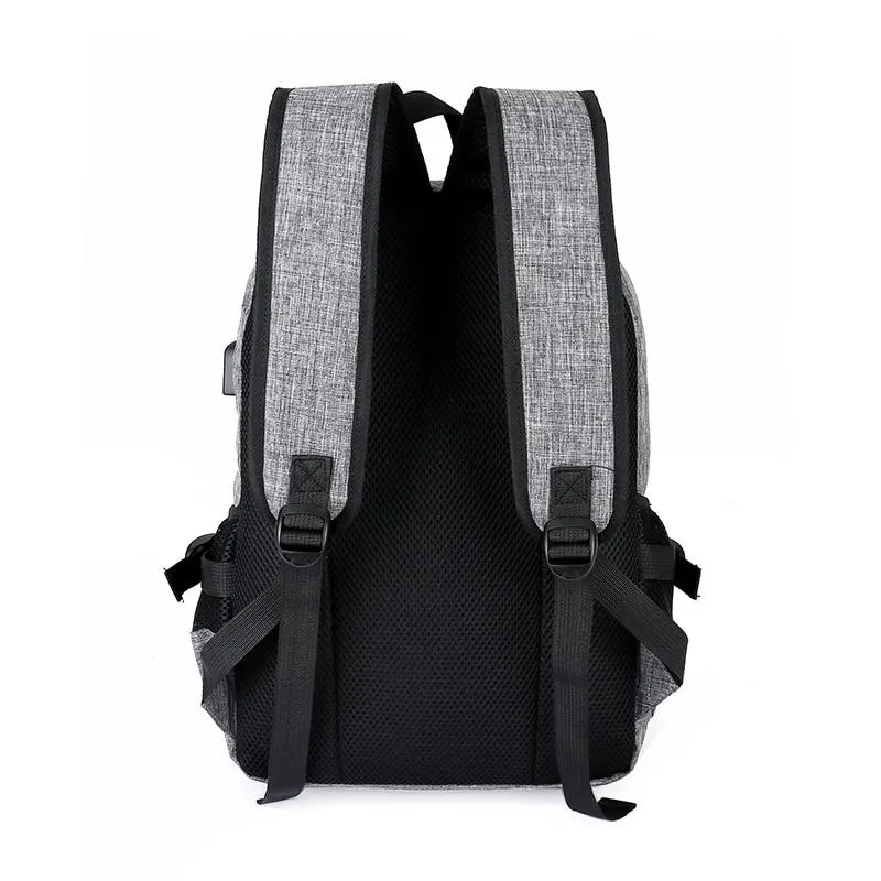 15 inches Laptop Anti-theft Backpack USB Charger