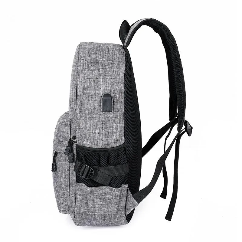 15 inches Laptop Anti-theft Backpack USB Charger