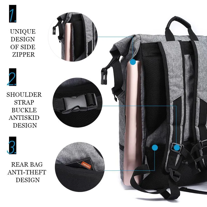 15.6 inches Laptop Backpack Travel Waterproof Anti Theft Backpack