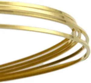 18 Ga Yellow Brass Square Wire Dead Soft 50 Ft Coil