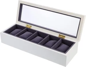 1pc Multi-Purpose Watch Storage Case Matte Finish Organizer Transparent Cover Durable Watch Box for Displaying Jewelry and for Friends and Colleagues