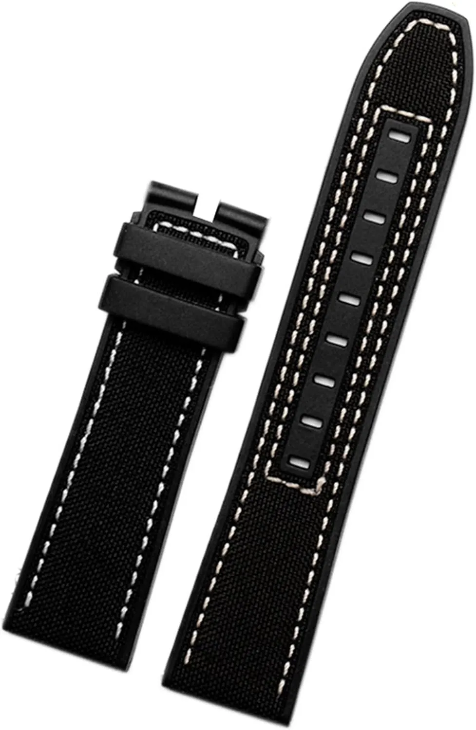22mm Canvas Rubber Watch Strap Men Wrist Band Bracelet For MIDO M038/M038431A Series Soft Watchbands