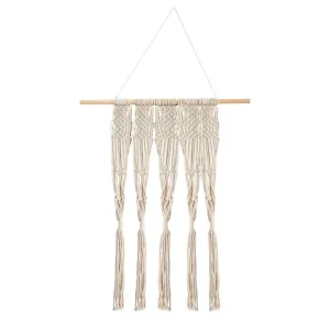 2.5’ x 2’ Hand Woven Macrame Wall Hanging Decor