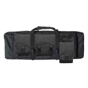 36in Modular Tactical Rifle Case (3 Detachable Pouches) Color: Black