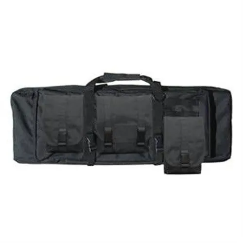 36in Modular Tactical Rifle Case (3 Detachable Pouches) Color: Black