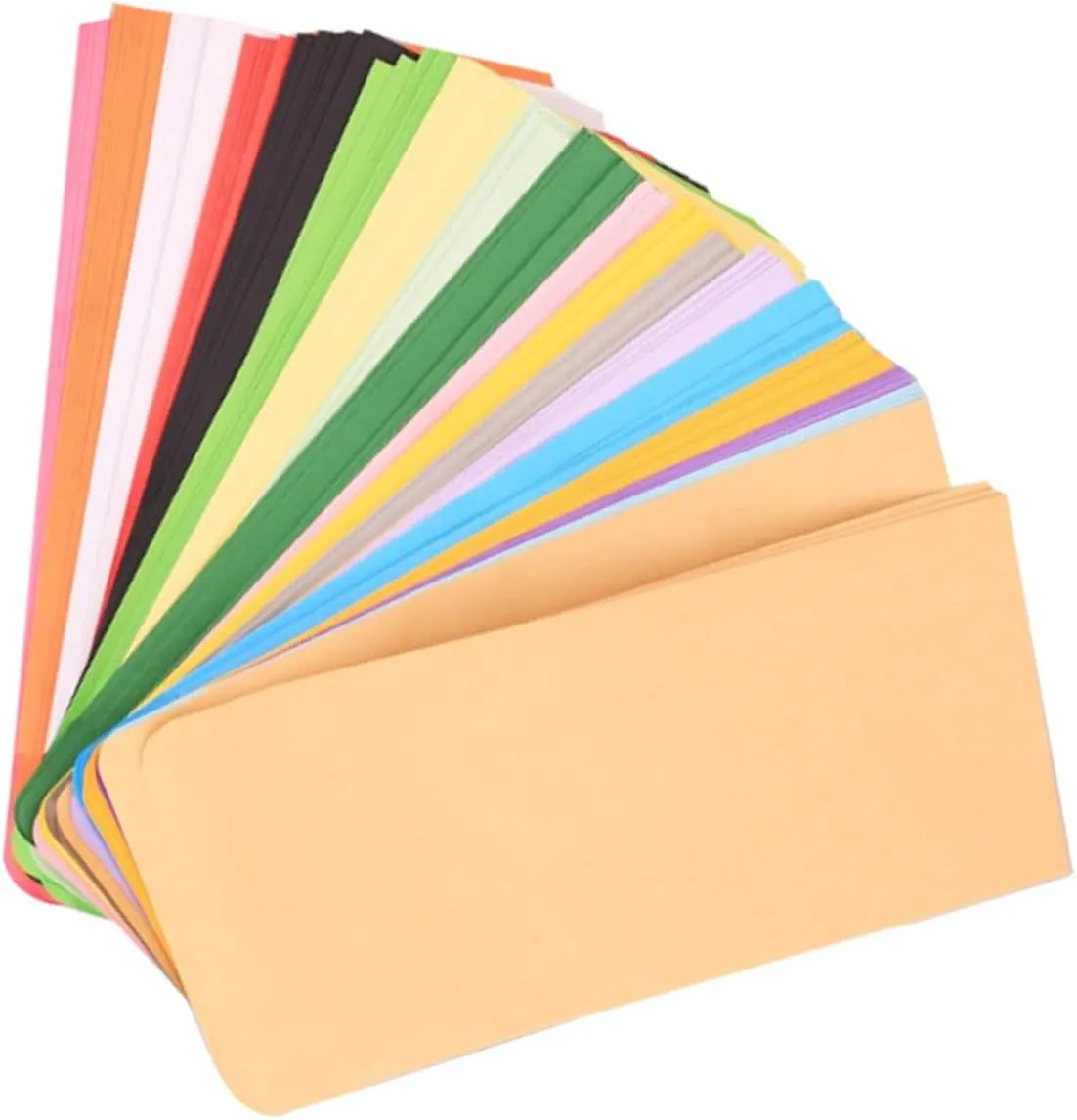 50pcs Small Pocket Envelopes Budget Envelopes for Cash Tips Checks Tickets Jewelry Coins More Chinese Style