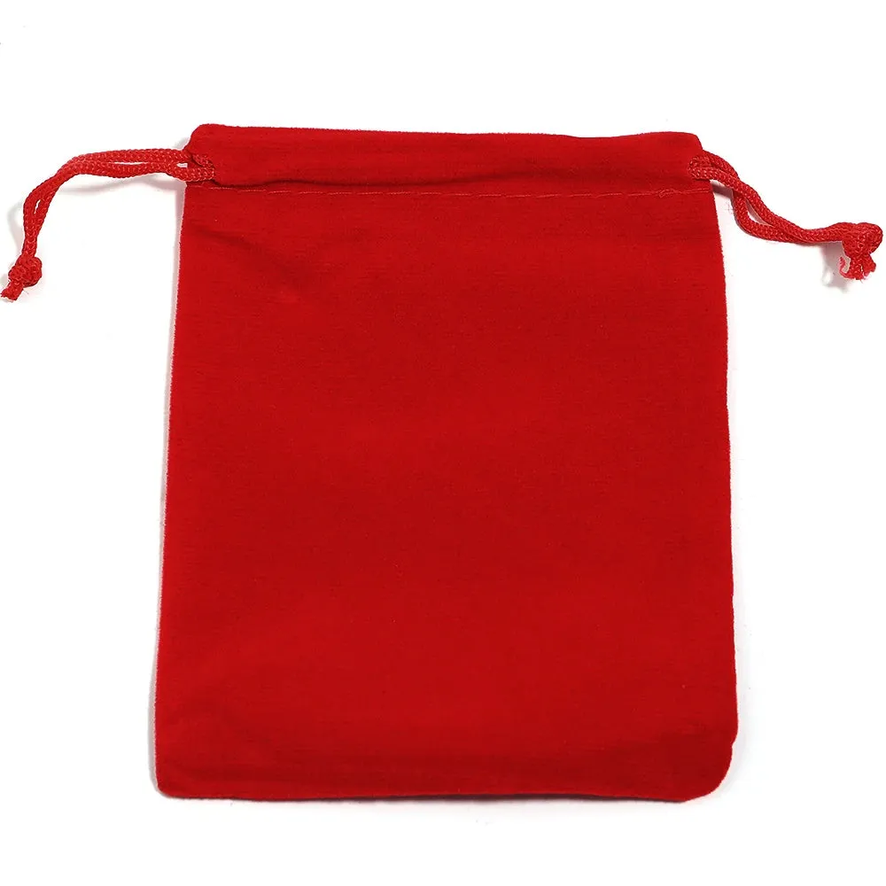 5–10pcs Velvet Drawstring Gift Bags – Multi-Size Jewelry & Candy Pouches