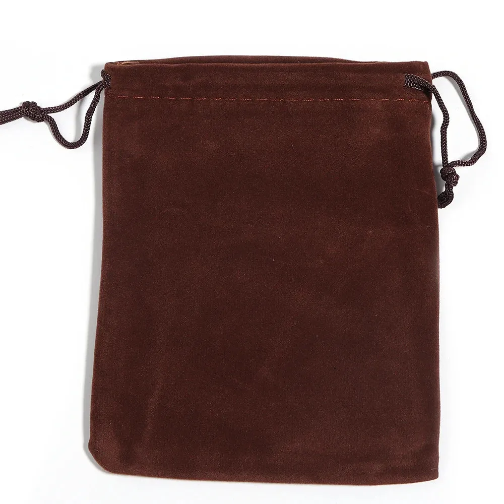 5–10pcs Velvet Drawstring Gift Bags – Multi-Size Jewelry & Candy Pouches