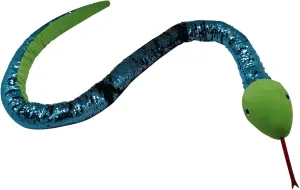 67” Reversible Flip Sequin Snake Stuffed Animal, Mermaid Sequin Toys for Kids, Sensory Fidget Toy, Soft Plush, Cool Room Decor, Unique Birthday Gift for Girls & Boys (Teal)