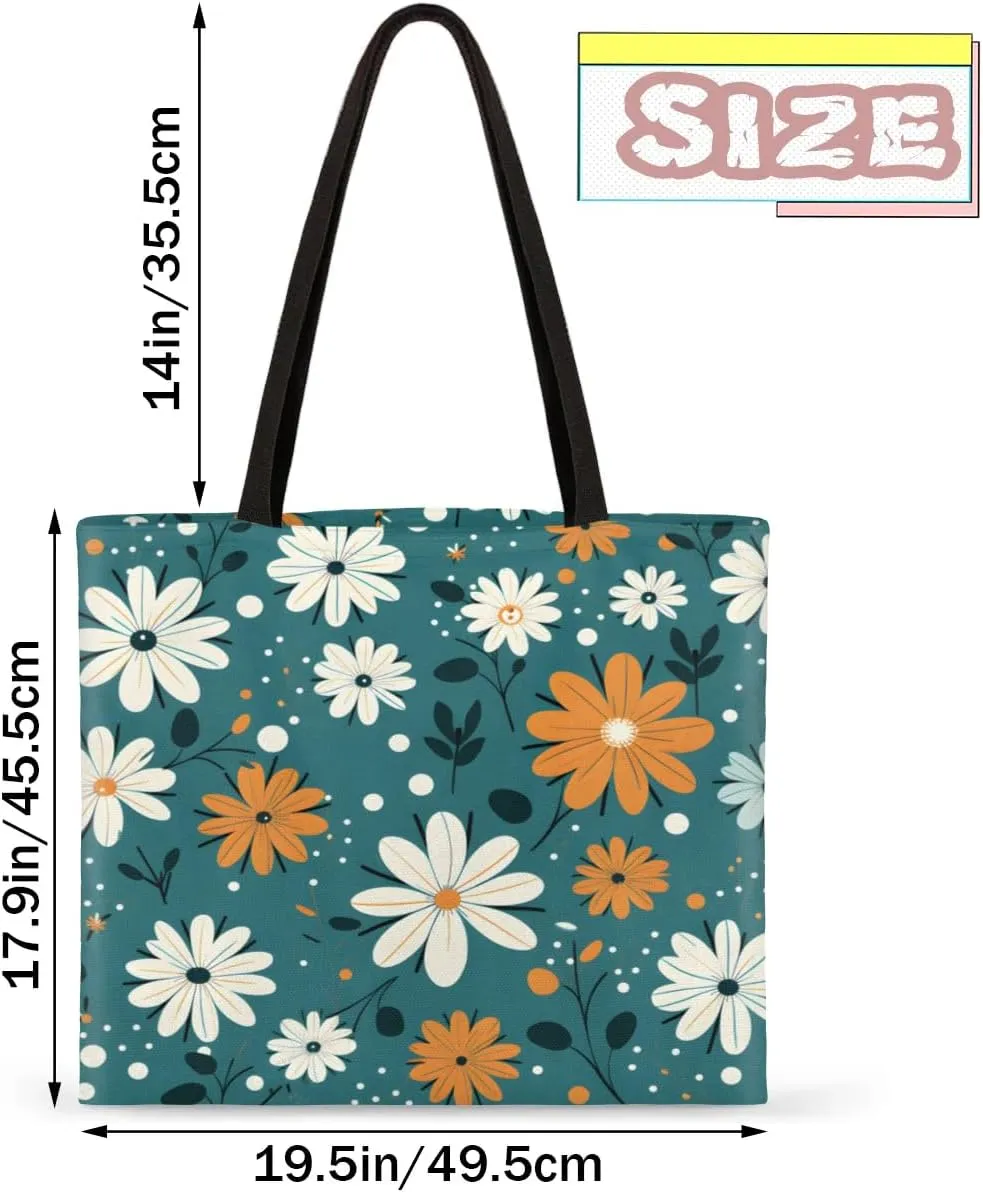 A Baseball Canvas Tote Bag for Women Men Stylish Tote Handbag Shoulder Bag Reusable Grocery Bag