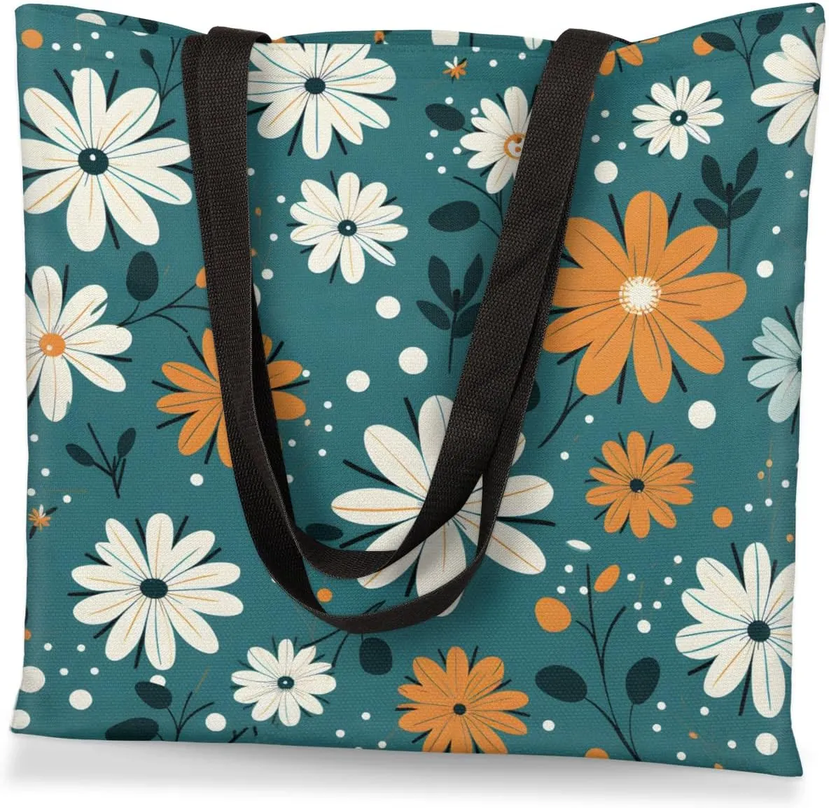 A Baseball Canvas Tote Bag for Women Men Stylish Tote Handbag Shoulder Bag Reusable Grocery Bag
