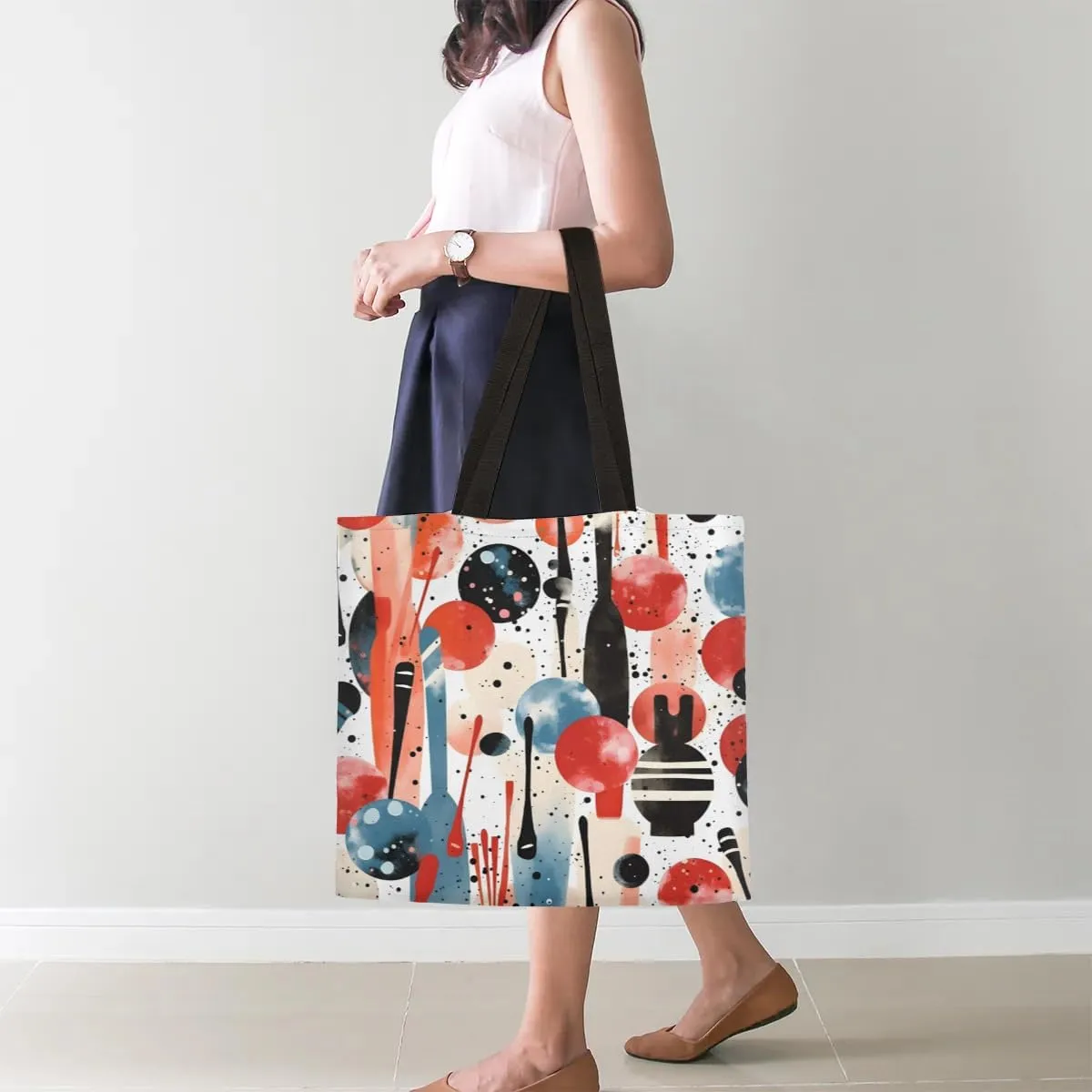A Baseball Canvas Tote Bag for Women Men Stylish Tote Handbag Shoulder Bag Reusable Grocery Bag