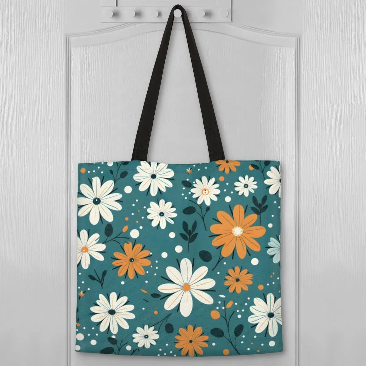A Baseball Canvas Tote Bag for Women Men Stylish Tote Handbag Shoulder Bag Reusable Grocery Bag
