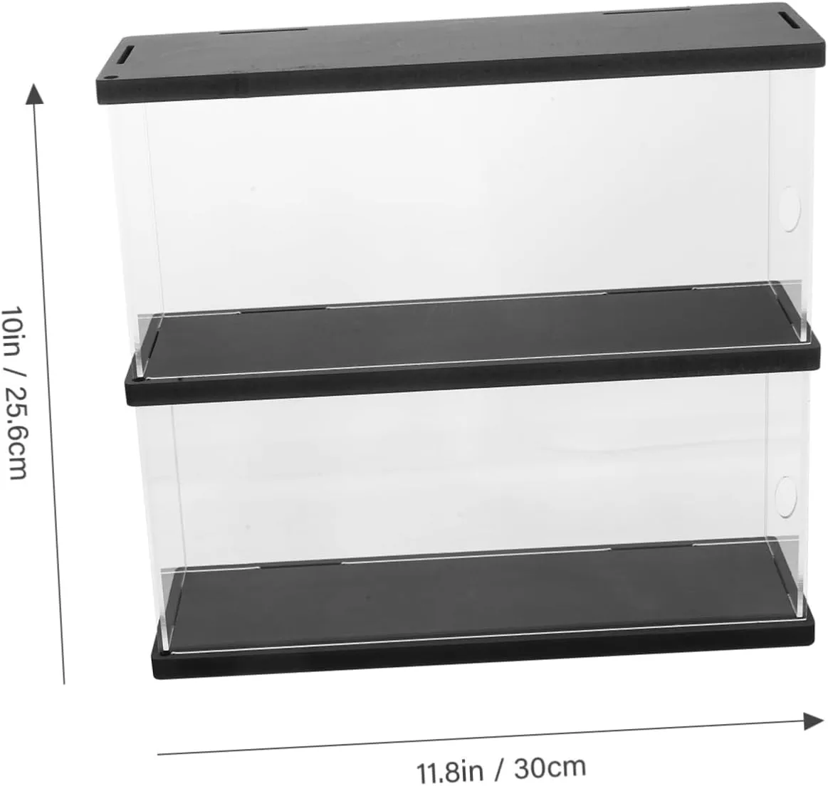 Action Figures Acrylic Display Case Countertop Showcase Box for Collectible Models Dust Storage Clear View for Figurines and Toys