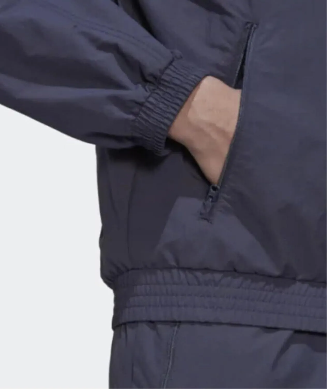 Adidas Men's Adaptive Full Zip Track Jacket, Shadow Navy