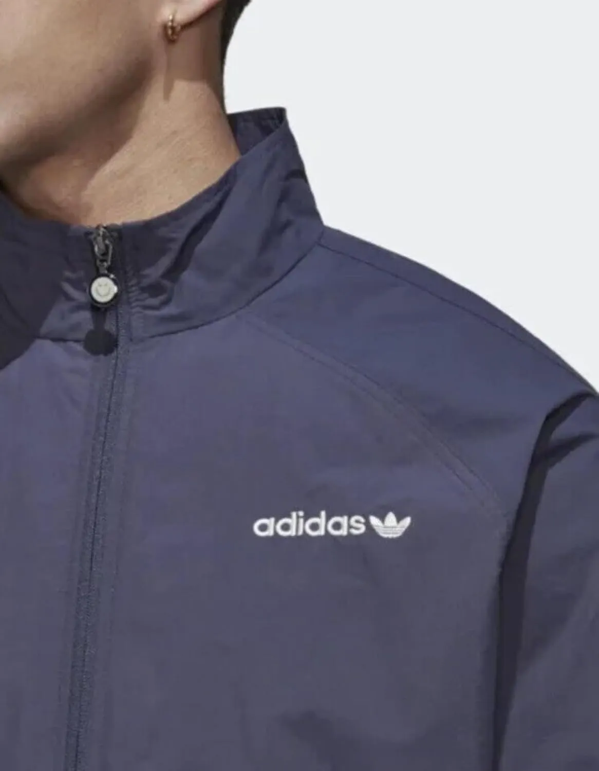 Adidas Men's Adaptive Full Zip Track Jacket, Shadow Navy