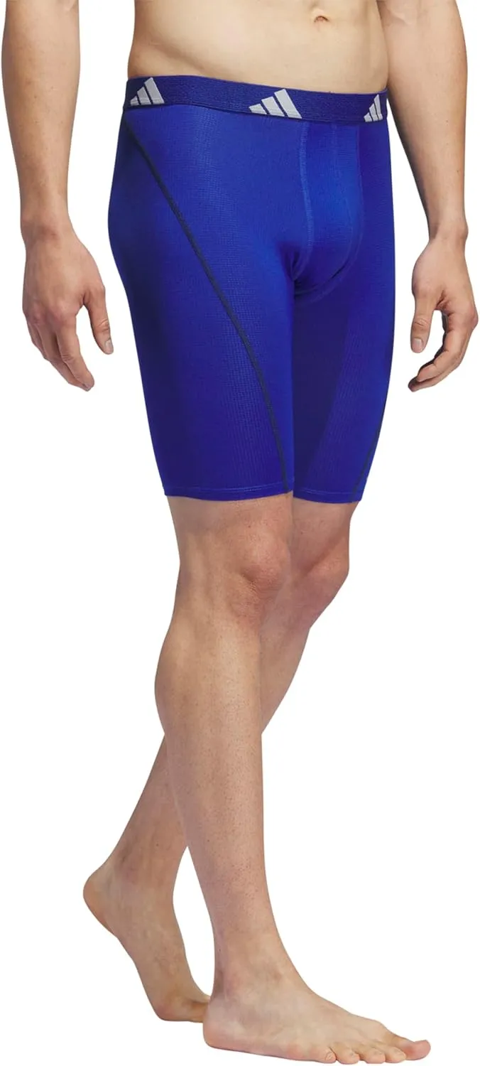 adidas Men's Performance Mesh Long Boxer Brief Underwear (3-Pack), for Active Sport and All Day Comfort