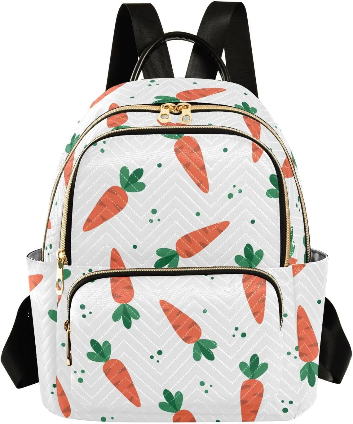 ALAZA Easter Carrots Cartoon Women Backpack Purse Shoulder Bag