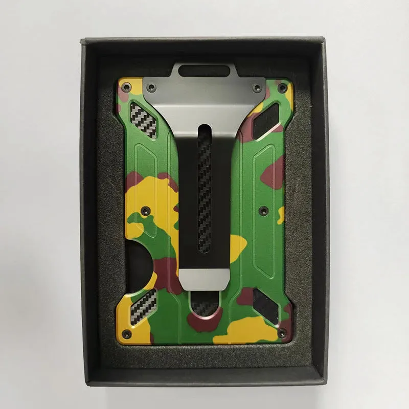 Alloy Transparent Badge Metal Work Permit Card Holder