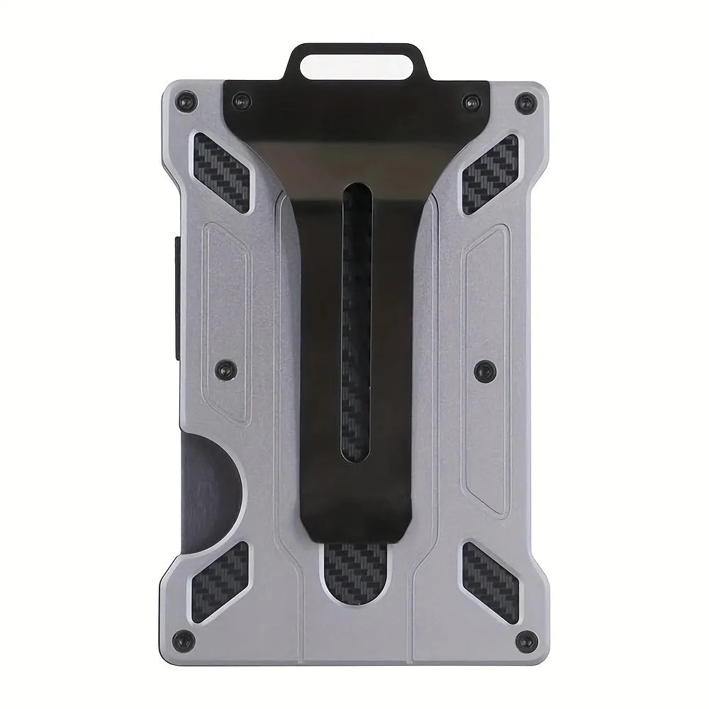 Alloy Transparent Badge Metal Work Permit Card Holder