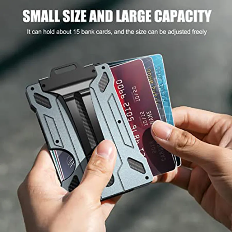 Alloy Transparent Badge Metal Work Permit Card Holder