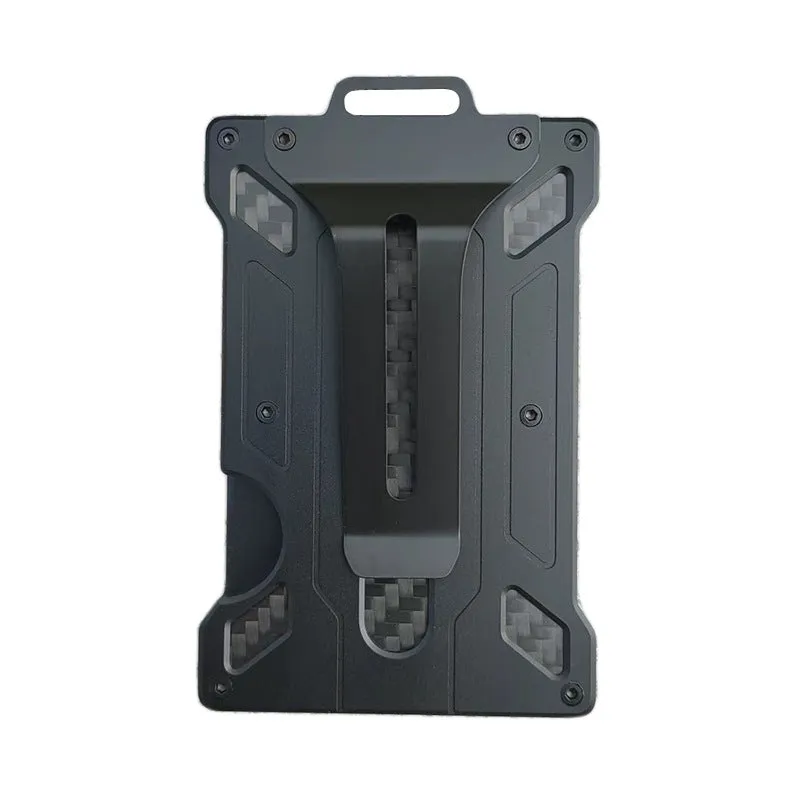 Alloy Transparent Badge Metal Work Permit Card Holder