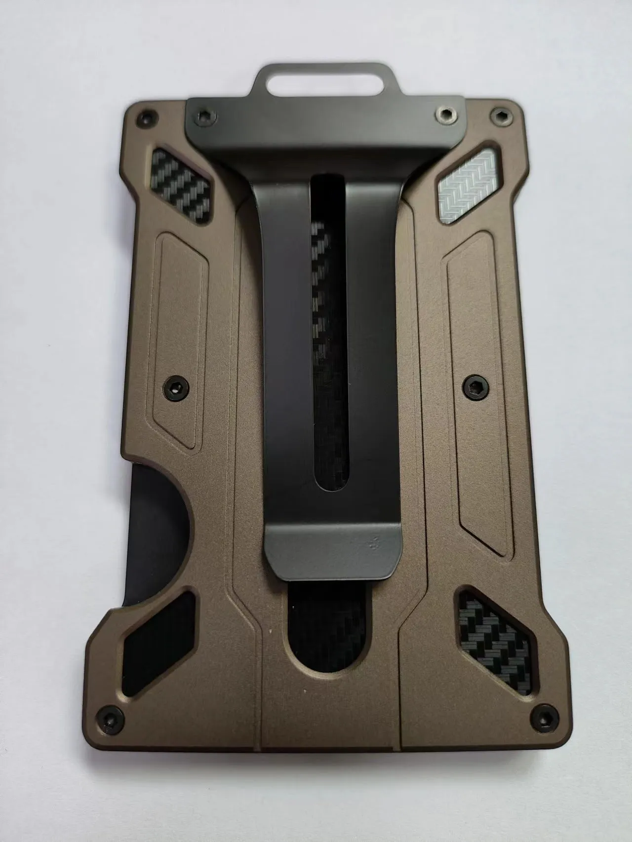 Alloy Transparent Badge Metal Work Permit Card Holder