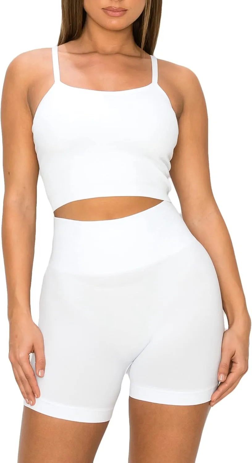 ALWAYS Activewear for Women Set - Super Stretch Yoga Top High Waisted Leggings