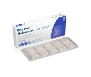 AMD-Medicom 4900-STAT Hemostat Topical Hemostatic Dressing, Sterile, Shape, (Pack of 20)