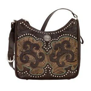 American West Annie's Secret Zip-Top Shoulder Bag with Conceal Carry Pocket