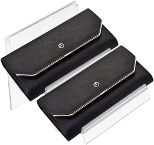 Amosfun Acrylic Purse Wallet Riser Stand Multi-level Display Rack Desk Organizer