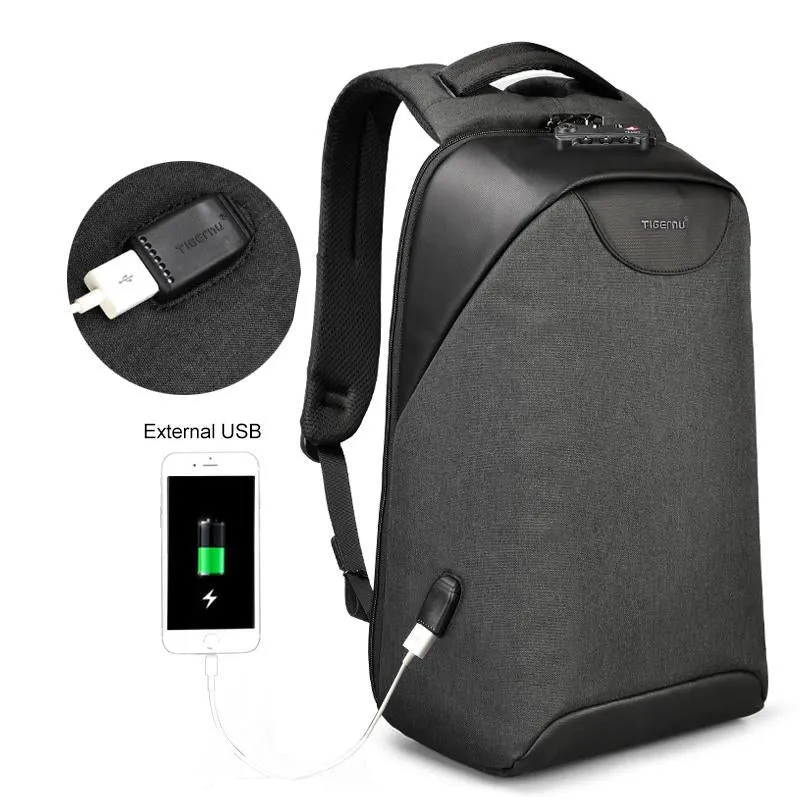 ANTI-THEFT BACKPACK Cost-effective LEATHER LUGGAGE Unique