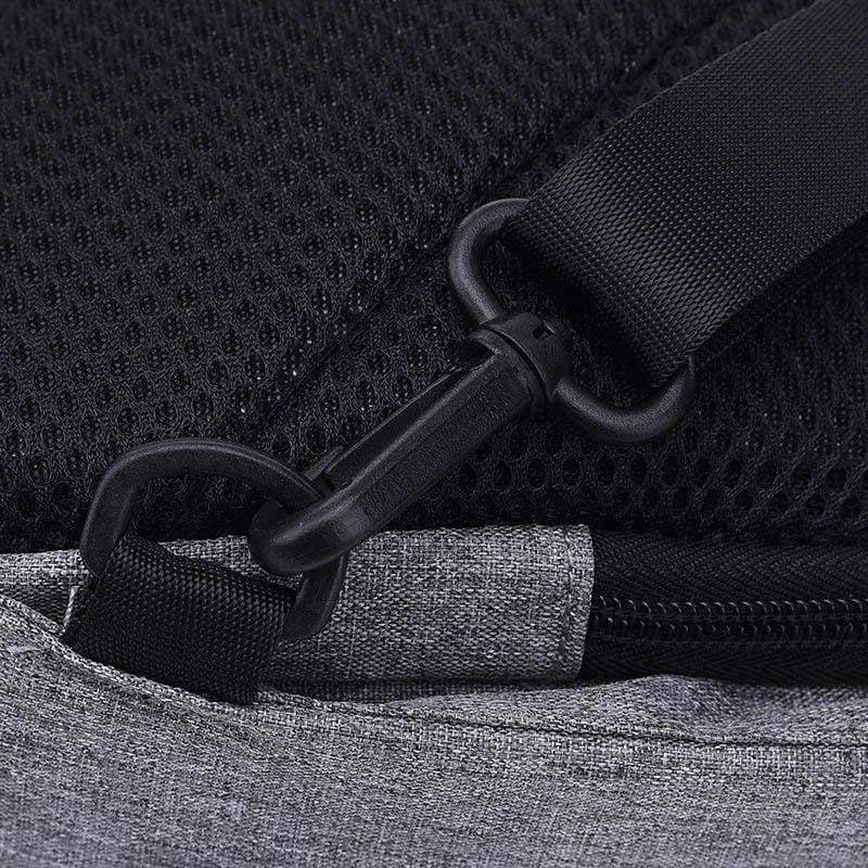 Anti Theft Crossbody Backpack USB Rechargeable