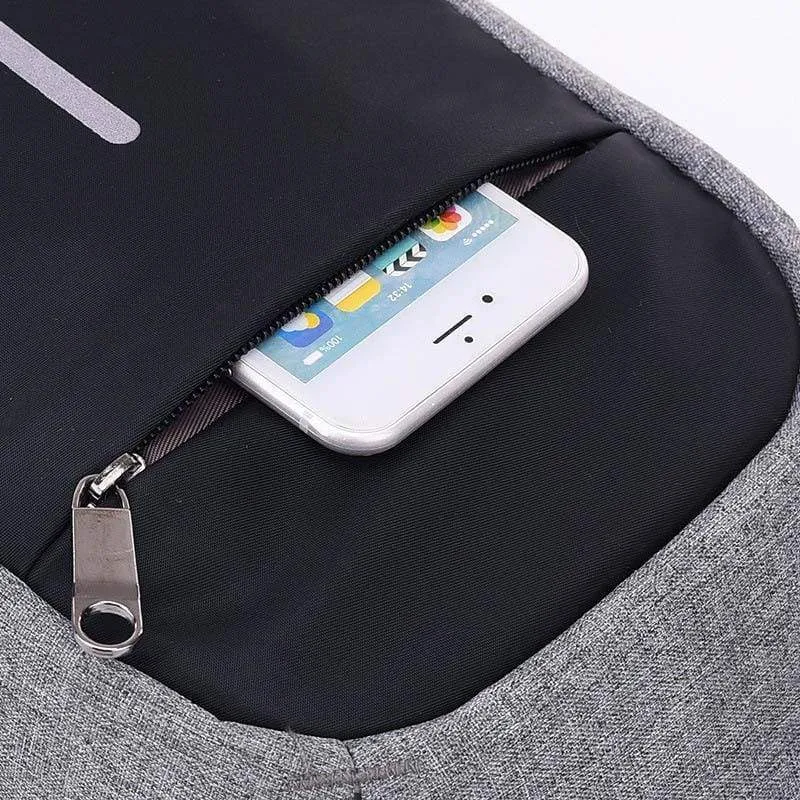 Anti Theft Crossbody Backpack USB Rechargeable
