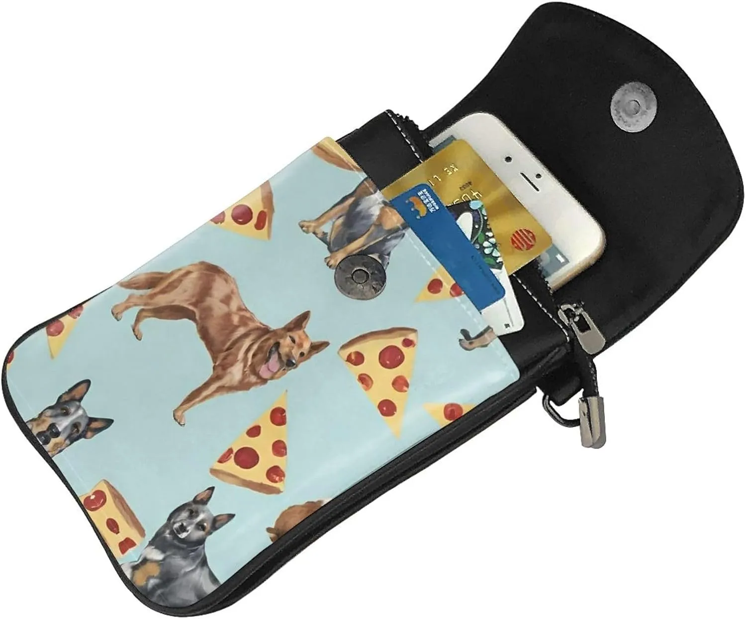 Anti-Theft Phone Crossbody Bag With Removable Shoulder Strap Jewelry Bag