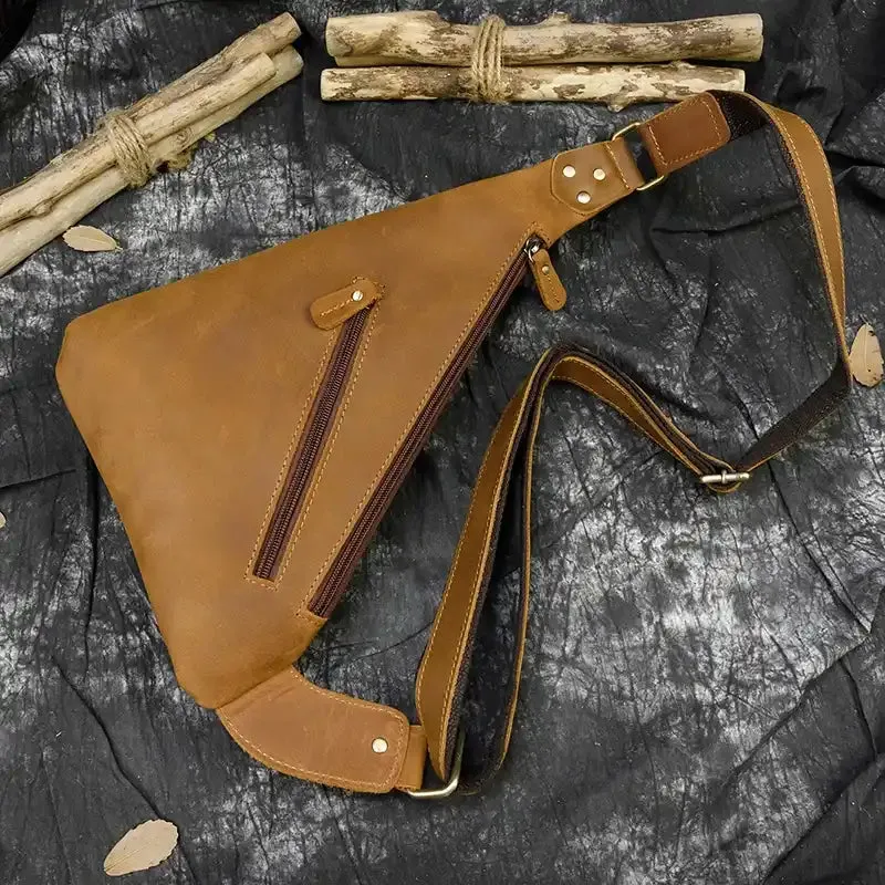 Anti-Theft Sling Shoulder Bag For Men