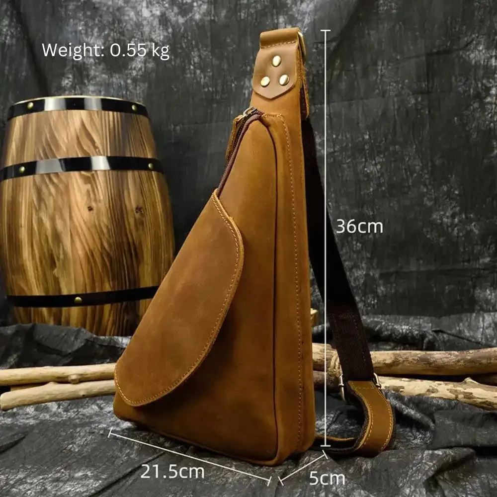 Anti-Theft Sling Shoulder Bag For Men