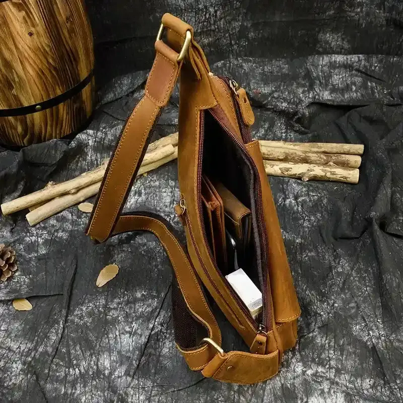 Anti-Theft Sling Shoulder Bag For Men