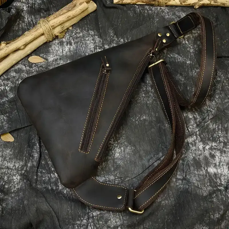 Anti-Theft Sling Shoulder Bag For Men