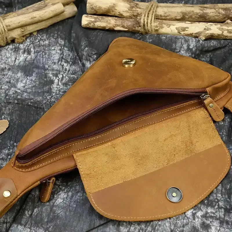 Anti-Theft Sling Shoulder Bag For Men