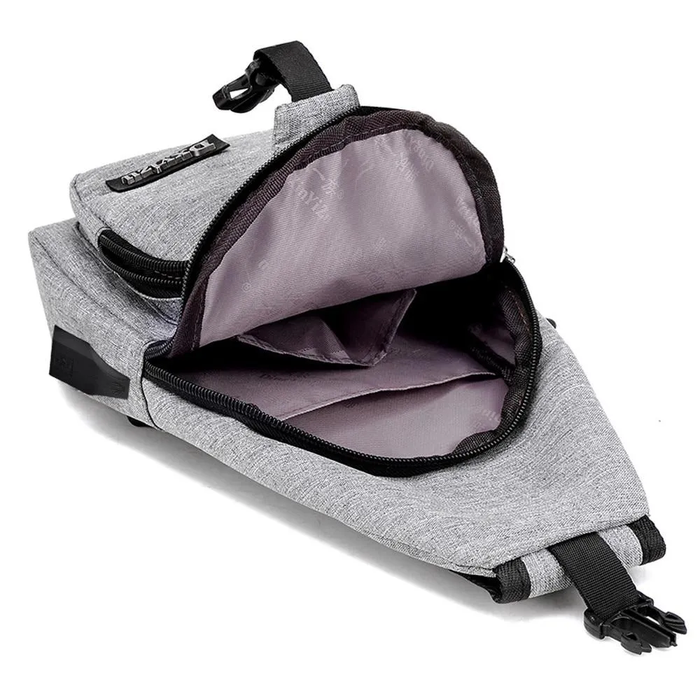 Anti Theft with USB Charging Shoulders Crossbody Bag