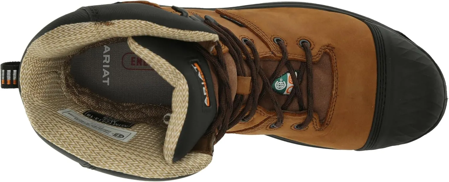 Ariat Men's Turbo Outlaw 8" Csa Waterproof 400g Carbon Toe Work Boot
