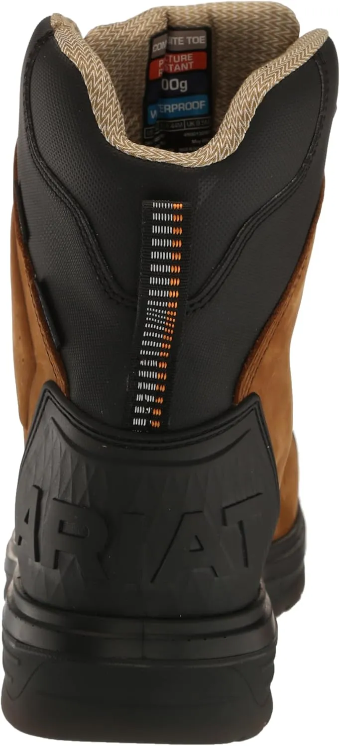 Ariat Men's Turbo Outlaw 8" Csa Waterproof 400g Carbon Toe Work Boot