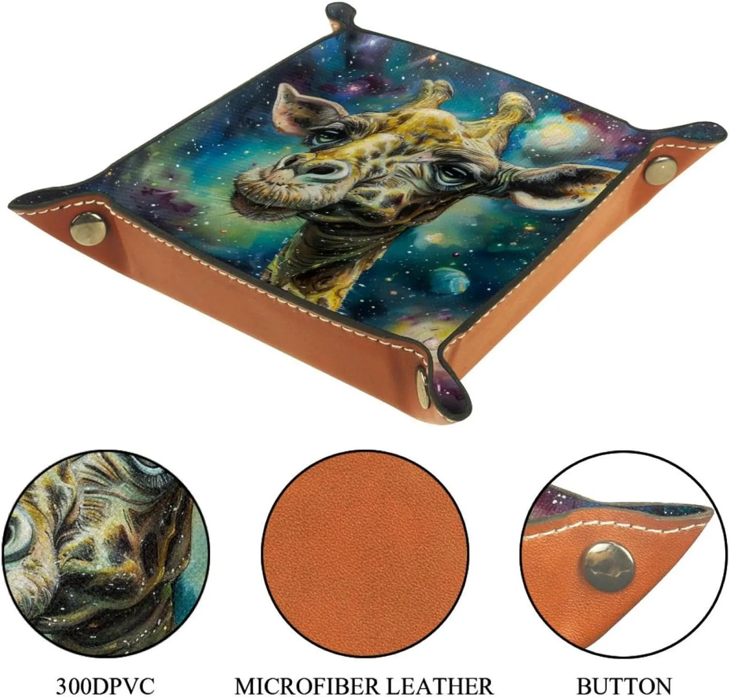 Art Galaxy Elk Stacking Jewelry Organizer Trays, Desk Drawer Organizer Tray for Earrings, Bracelets, Rings, Small and Versatile