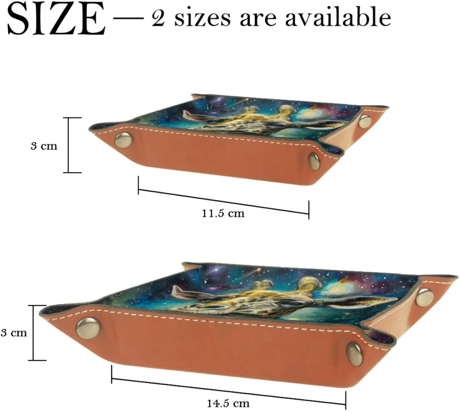 Art Galaxy Elk Stacking Jewelry Organizer Trays, Desk Drawer Organizer Tray for Earrings, Bracelets, Rings, Small and Versatile